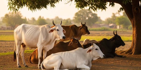 cow resting